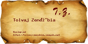 Tolvaj Zenóbia névjegykártya
